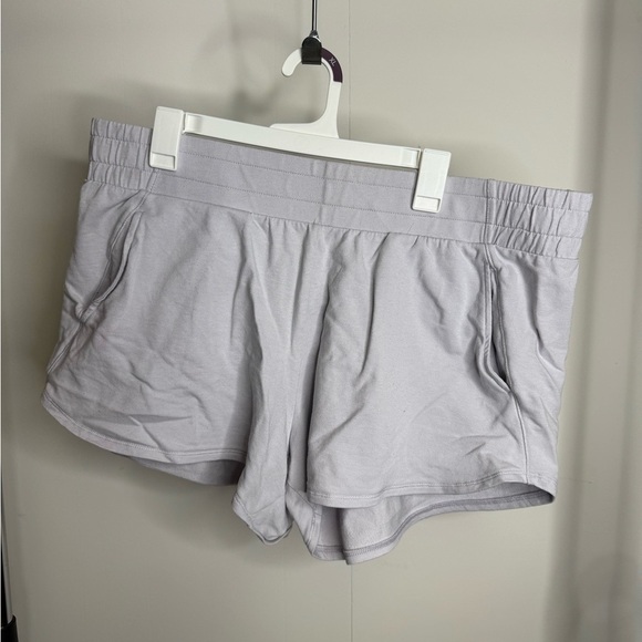 all in motion Pants - ALL IN MOTION Light Lavender Cotton shorts with elastic